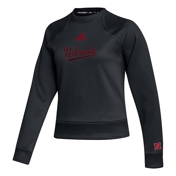 adidas Women's Nebraska Cornhuskers Stadium Crewneck Sweatshirt product image