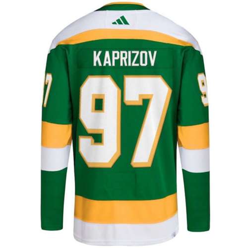 Men Minnesota Wild Kirill Kaprizov #97 Reverse Retro White 2021