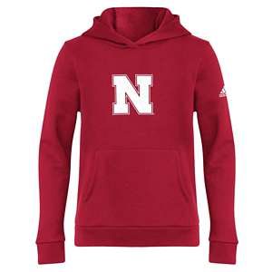 Women's adidas Gray Nebraska Huskers Vintage Stylin Pullover Sweatshirt