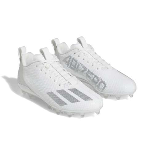 White adidas 2024 adizero football cleats