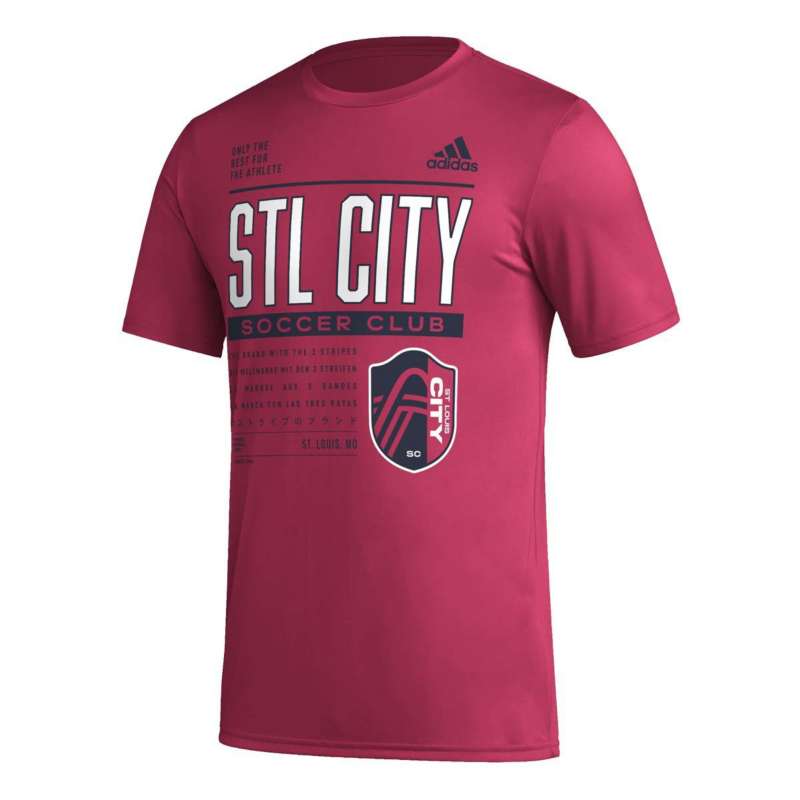 adidas St. Louis City SC Pregame Club T-Shirt