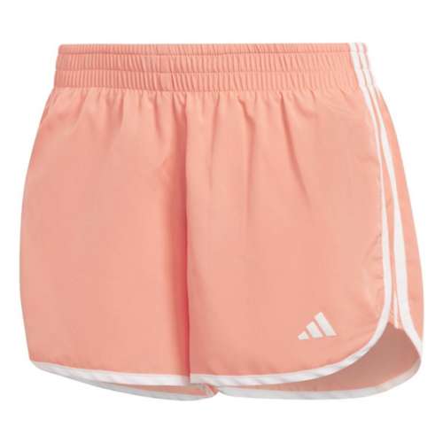 Womens orange adidas clearance shorts