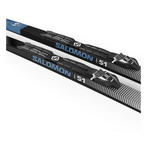 Adult Salomon Escape 51 Plus Cross Country Skis + Prolink Access Bindings