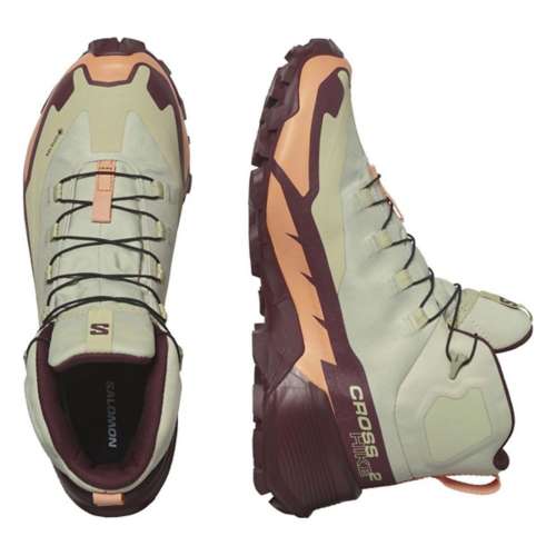 Women's run salomon Cross 2 Mid GTX Waterproof Hiking Boots
