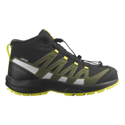 Big Kids' Salomon XA Pro V8 Mid Waterproof Hiking Shoes