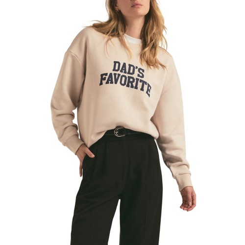 Women's Favorite Daughter Dad's Favorite Crewneck Sweatshirt