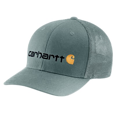 Men's Carhartt Rugged Flex Twill Mesh Back Logo Graphic Flexfit pens hat