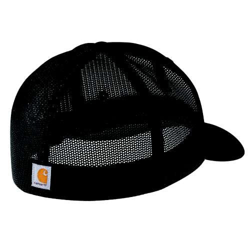 Men\'s Carhartt Rugged Flex Twill Mesh Back Logo Graphic Flexfit Hat