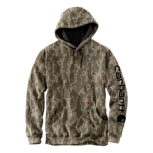 Vintage Mossy Oak Heather Grey Gas V2 Men Graphic Hoodie, XL, adult Unisex, Gray