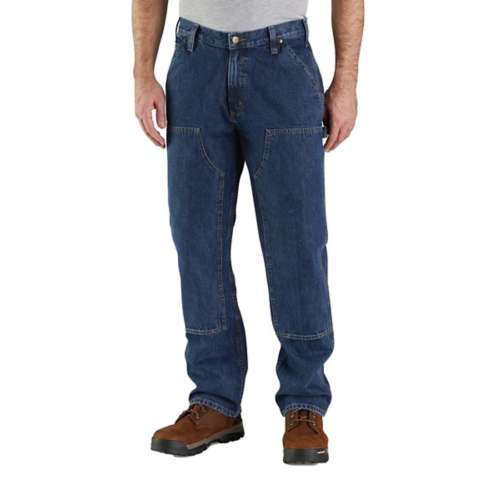 Men's Carhartt Double Front Logger Loose Fit Wide Leg Jeans