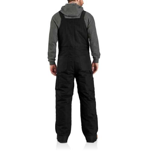 Men's Carhartt Insulated Loose Fit FIrm Duck 4 Extreme Warmth Rating Overall Bibs