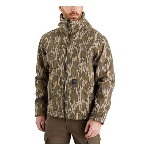 Men's Carhartt Super Dux Relaxed Fit Camo Sherpa-Lined Active Softshell maison Jacket