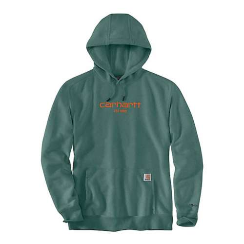 Men's Carhartt Force Relaxed Fit Lightweight Logo Graphic Hoodie ...