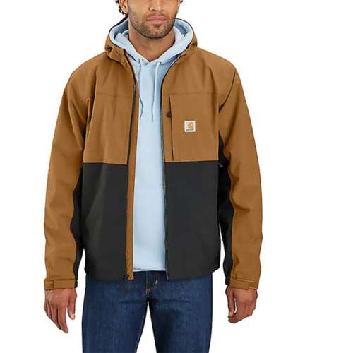 Men's Carhartt Storm Defender Relaxed Fit Lightweight Packable Rain Jacket