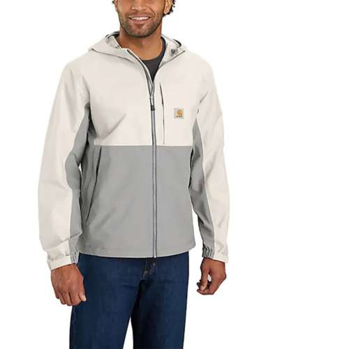 Carhartt Men's Storm Defender Relaxed Fit Lightweight Packable Jacket - Brown/Black