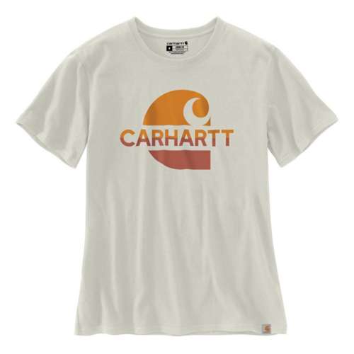 Women's Carhartt Plus Size Faded C Graphic T-Shirt