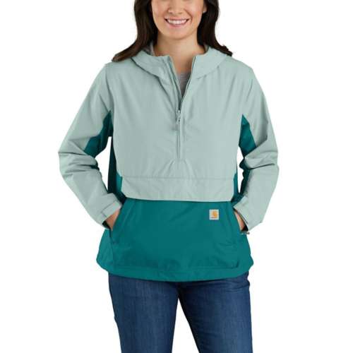 San Jose Sharks Starter Impact Half-Zip Jacket - Teal