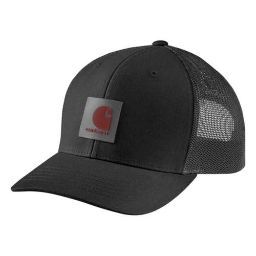 Adult Carhartt Rugged Flex Twill Mesh Back Logo Patch Snapback Hat ...