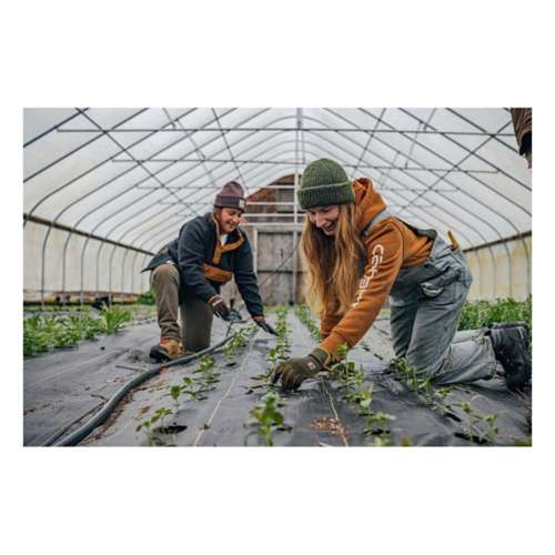 Adult Carhartt Rib Knit Patch Beanie