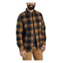 Men's Carhartt Relaxed Fit Flannel Sherpa Lined Snap Button Up Shirt