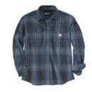 Men's Carhartt Loose Fit Heavyweight Flannel Plaid Long Sleeve Button Up Shirt