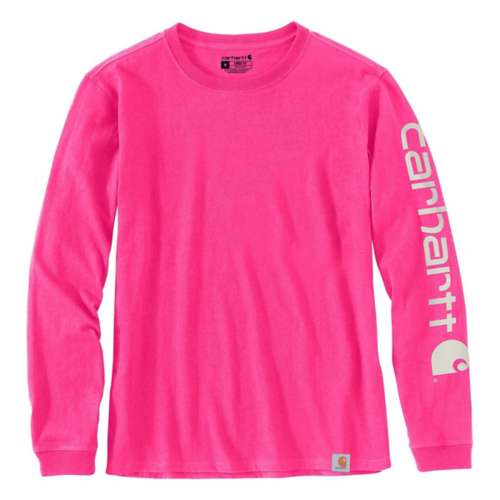 Women's Carhartt WK231 Workwear Logo Long Sleeve T-Shirt