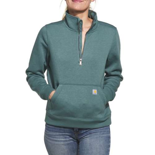 Half Zip Up Sweatshirt Womens Quarter Zip Comfort Ribbed Loose Fit Sweater  Long Sleeve Fashion Quarter Zipper Kawaii Grey : : Clothing, Shoes  & Accessories