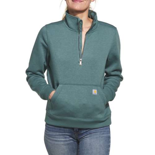 Women s Carhartt Relaxed Fit Midweight 1 4 Zip Pullover SCHEELS