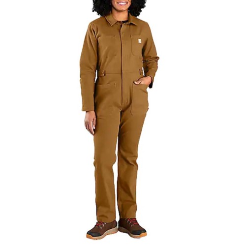 Women's Carhartt Relaxed Fit Rugged Flex Canvas Coveralls - Primary Image