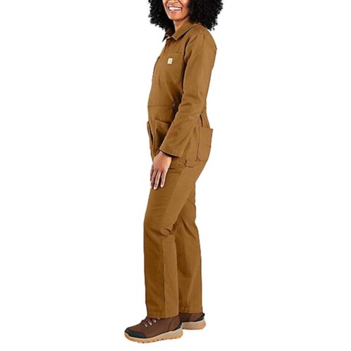 Women's Carhartt Relaxed Fit Rugged Flex Canvas Coveralls - Primary Image