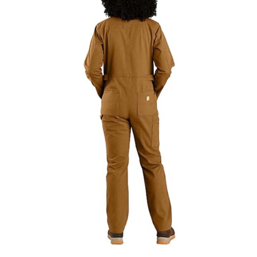 Women's Carhartt Relaxed Fit Rugged Flex Canvas Coveralls - Primary Image