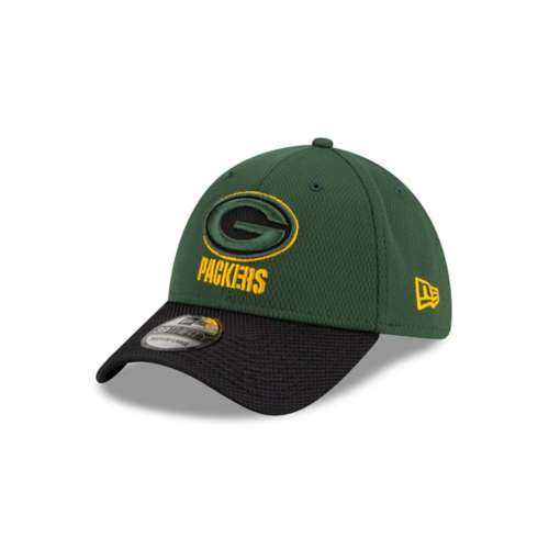 New Era Green Bay Packers Road Sideline 39Thirty Flexfit Hat