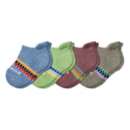 Toddler Bombas Floral Stripe 4 Pack Ankle Socks