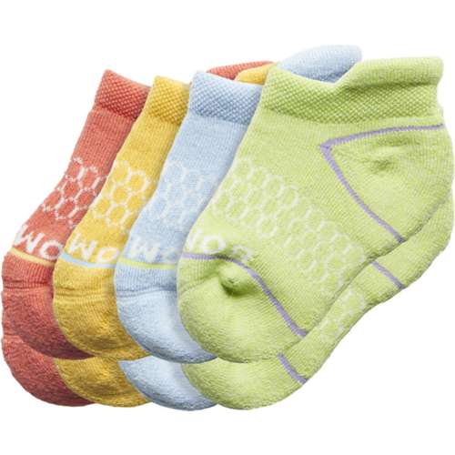Toddler Bombas Gripper 4 Pack Ankle Socks