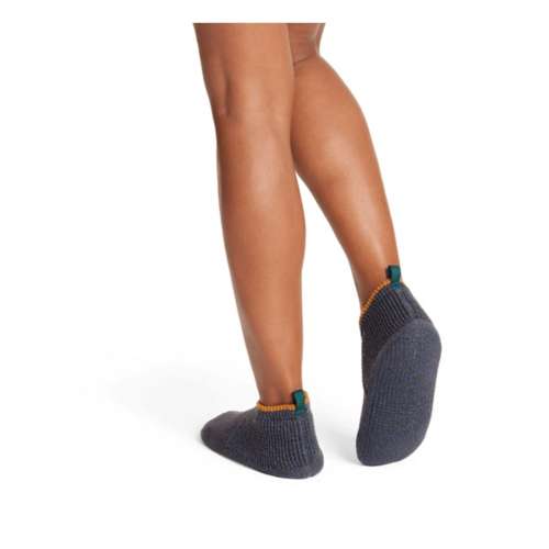  Bombas Women's Grippers Non-Slip Ankle Socks Black