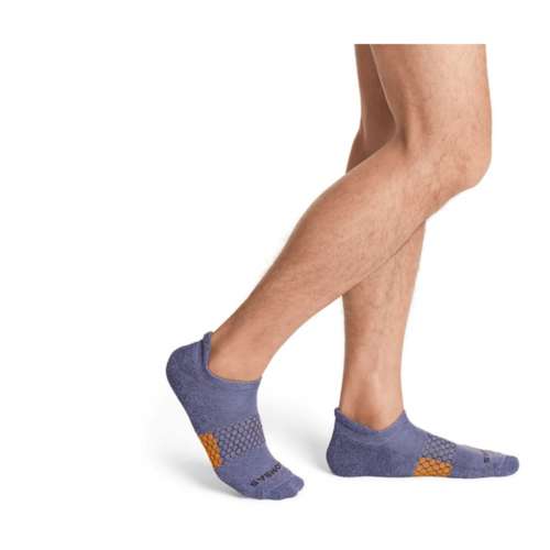 Men's Bombas Marl Gripper Slipper with Tipping Ankle Socks