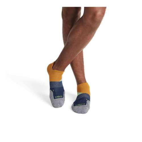 Adult Bombas Solid Colorblock Running Ankle Socks