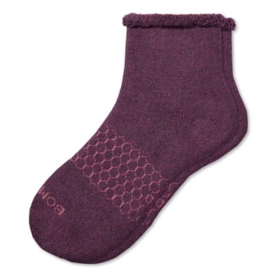 Women's Bombas Heather Merino Roll Top House Quarter Socks | SCHEELS.com