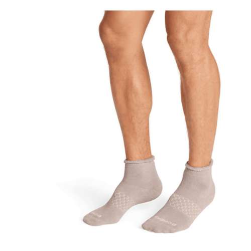 Women's Bombas Heather Merino Roll Top House Quarter Socks