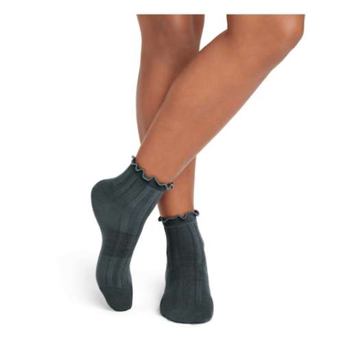 Women's Bombas Lightweight Frill Quarter Socks
