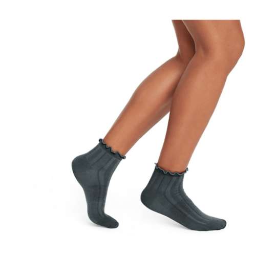 Women's Bombas Lightweight Frill Quarter Socks