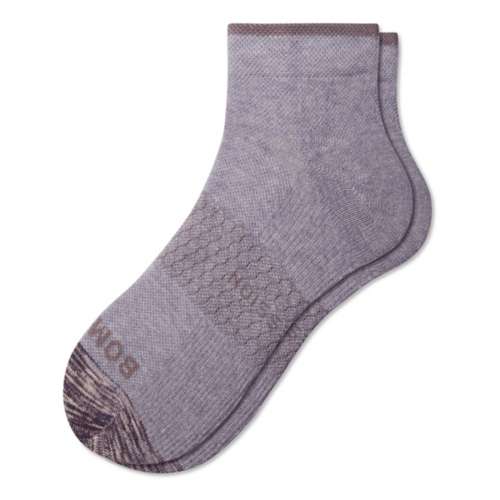 Adult Bombas Heather Space Dye Toe Compression Ankle Socks