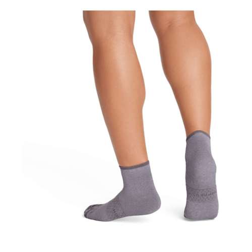 Adult Bombas Heather Space Dye Toe Compression Ankle Socks