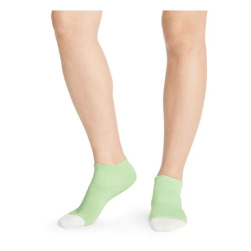 Women's Bombas Solid Heather Toe Lightweight Ankle Socks