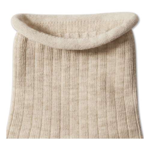 Women's Bombas Heather Lightweight Roll Top Rib Quarter Socks