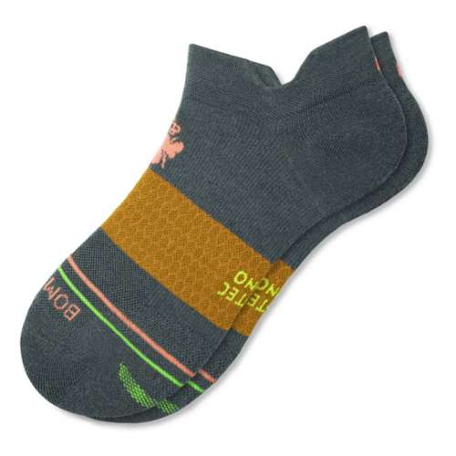 Adult Bombas Solid Double Stripe Merino Performance Ankle Running Socks