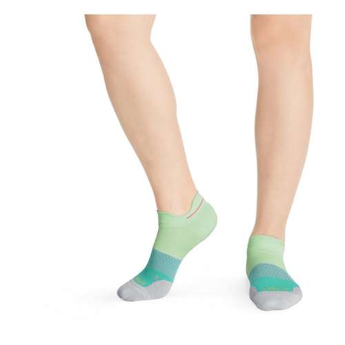 Women's Bombas Solid Colorblock Marl Toe Ankle Running Socks
