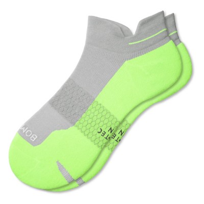 Adult Bombas Solid Two Tone Color Block Ankle Running Socks