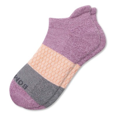 Adult Bombas Marl Tri-Block Ankle Socks