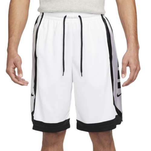 Nike Basketball Shorts Mens Size Medium Black White Striped